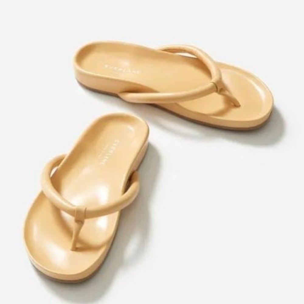 Everlane Form Thong Sandal in Apricot